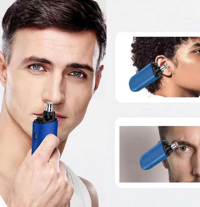 Mashine Ndogo ya Kukatia Nywele za Pua na Masikio - Rechargeable Nose Trimmer