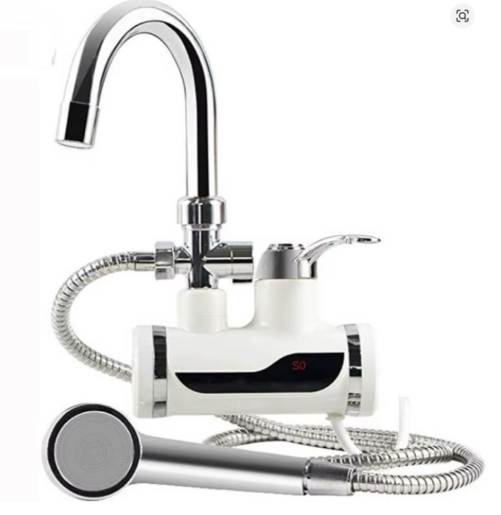 Bomba la Maji ya Moto la Umeme (3000W) lenye "Shower" - Instant Hot Water Faucet