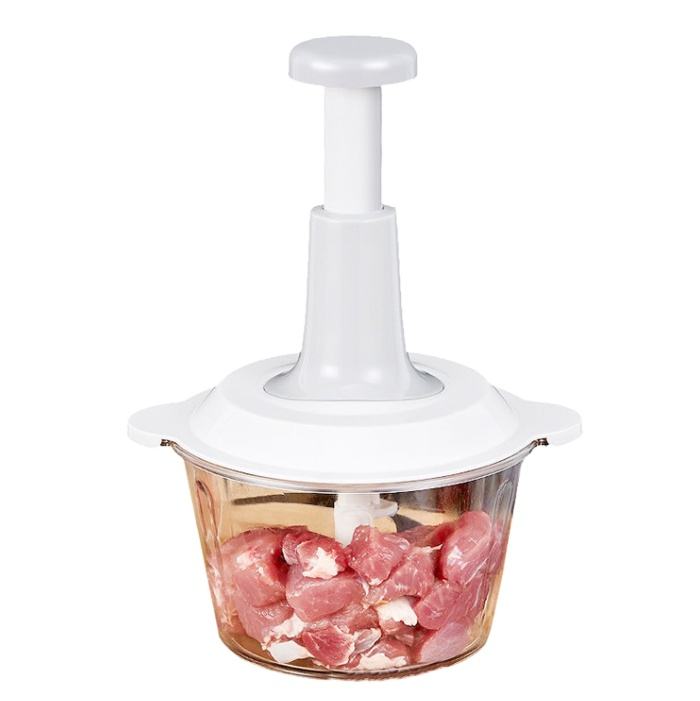 Mashine ya Mkono ya Kusagia Kitunguu Saumu na Mboga (Manual Press Garlic & Vegetable Chopper)